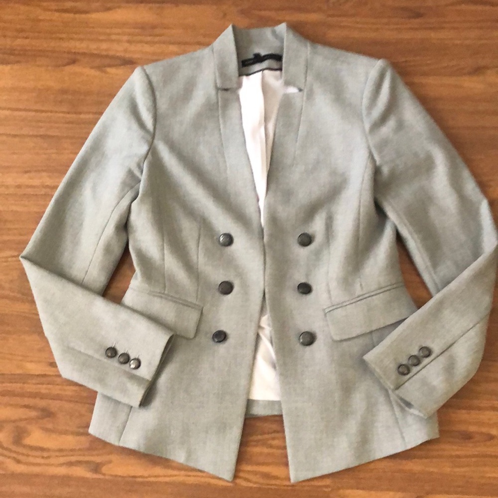 White House black market gray blazer